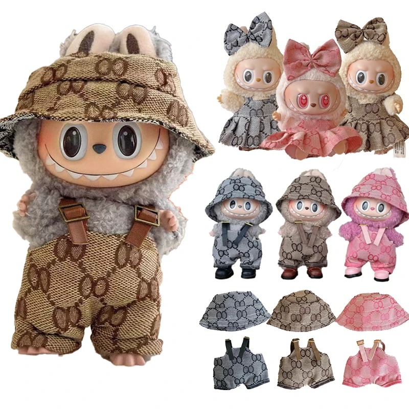 Ethnic Fashion Accessories - Zestaw luksusowych ubranek dla lalki Labubu: