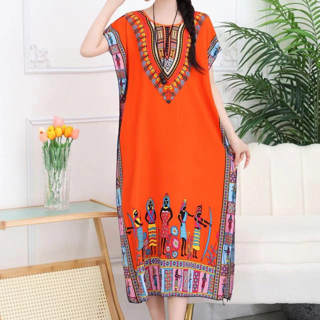 Ethnic Boho Fashion - Casual Elegant Bohemian Printed Ethnic Style