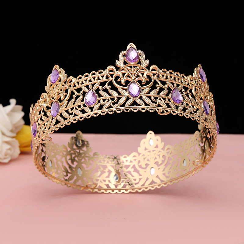 Ethnic Fashion Imports - Okrągły ślubny nakrycie głowy typu king