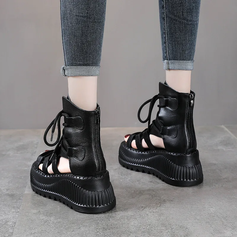 Botki damskie ze skóry natural – The Ethnic Fashion recenzja i cena