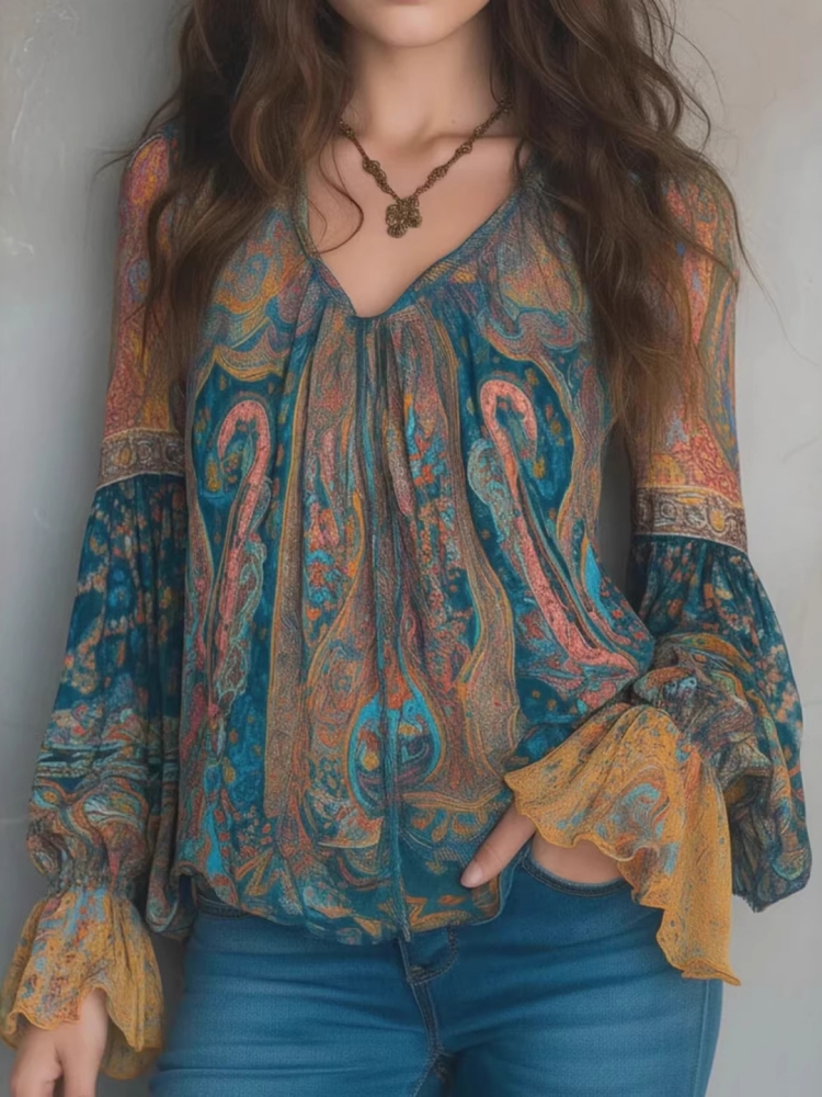 Etniczne damskie bluzki w styl – Ethnic Boho Fashion recenzja i cena