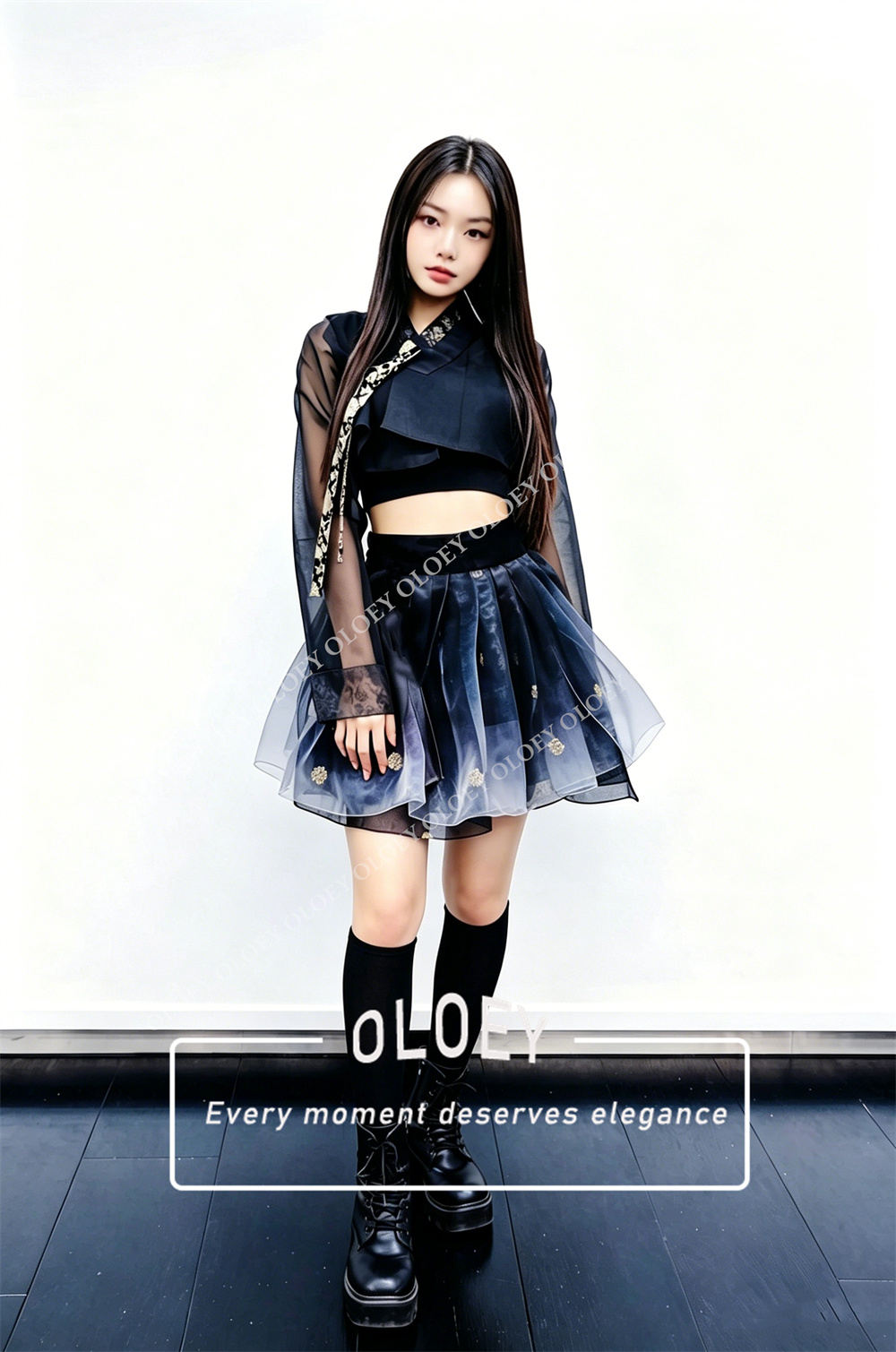 OLOEY Vintage Kontrastowy Krót – Hanbok Modern Set recenzja i cena