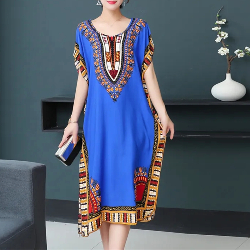 Casual Elegant Bohemian Printe – Ethnic Boho Fashion recenzja i cena