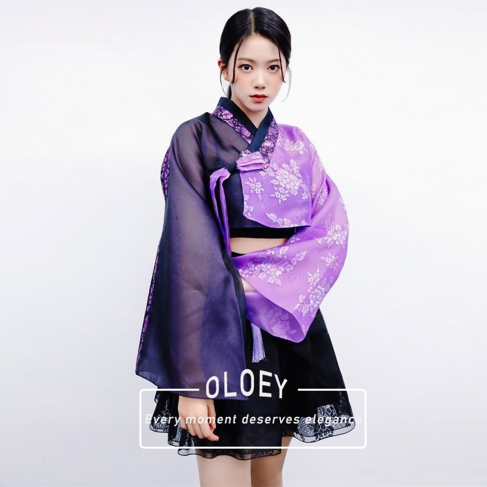 OLOEY Vintage Czarno-Fioletowy – Hanbok Modern Set recenzja i cena