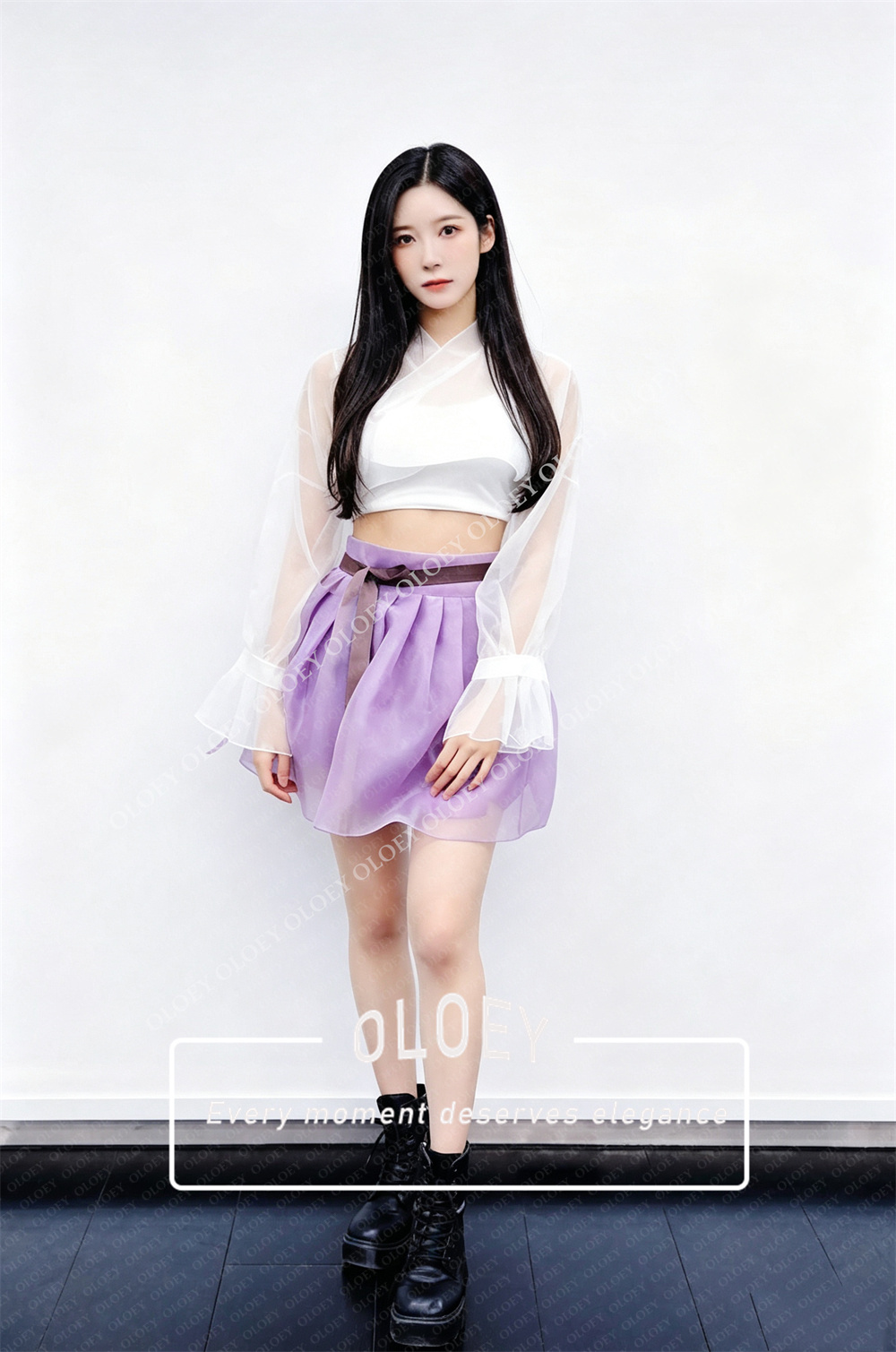 OLOEY Nowoczesny Fioletowo-Kre – Hanbok Modern Set recenzja i cena