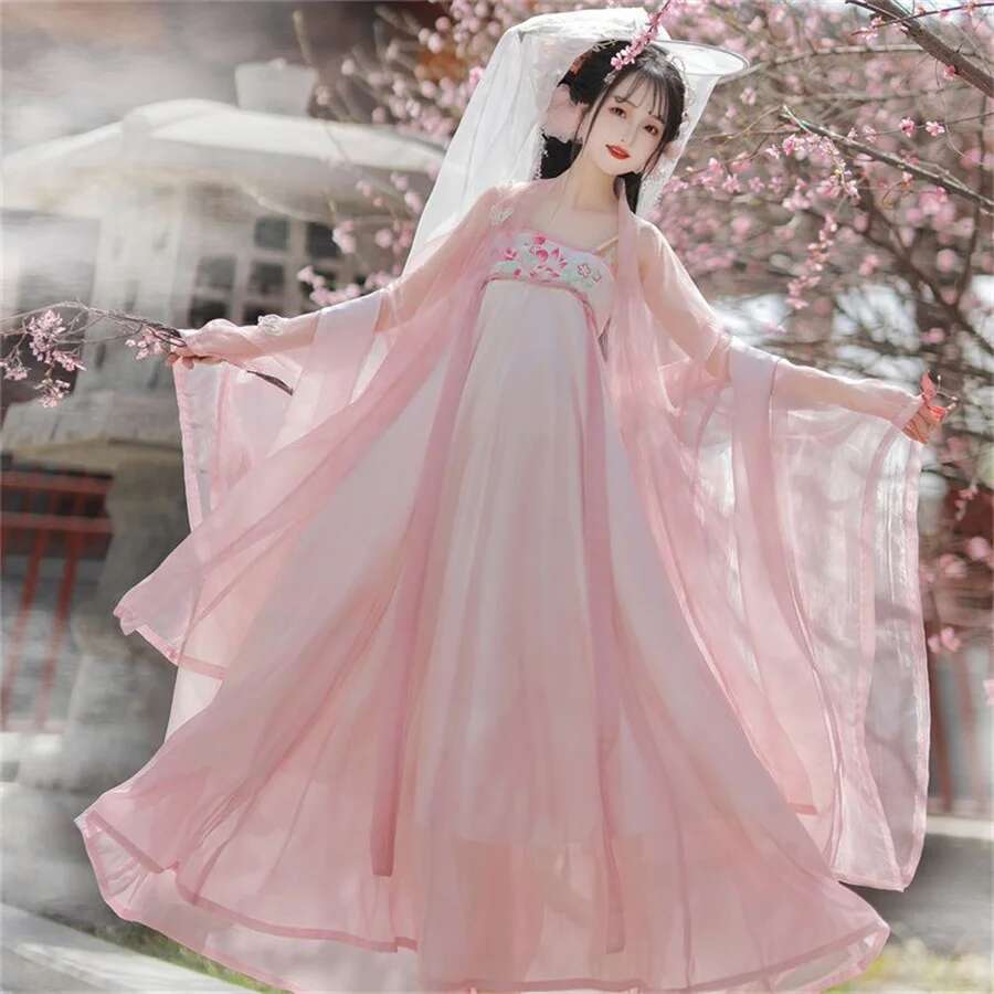 Hanfu Chińskie Tradycyjne Suki – Ethnic Dress Fashion Show recenzja i cena
